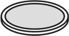 piezoelectric ceramic disc with edge relief