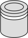piezoelectric ceramic tube with wrap-around electrode