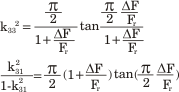 piezoelectric ceramic coupling coefficient formula simplified
